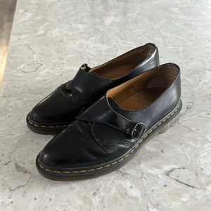 Dr. Martens Pointed Toe Leather Shoe Mary Jane